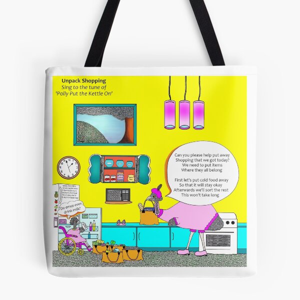 Item preview, Unpack Shopping - Polly Put the Kettle On designed and sold by tuneinwithamy.