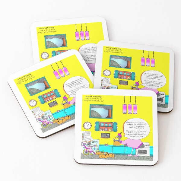 Item preview, Unpack Shopping - Polly Put the Kettle On designed and sold by tuneinwithamy.