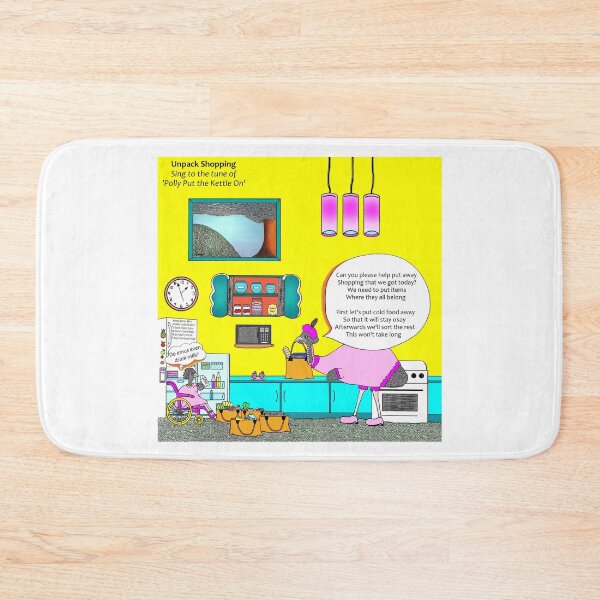 Item preview, Unpack Shopping - Polly Put the Kettle On designed and sold by tuneinwithamy.