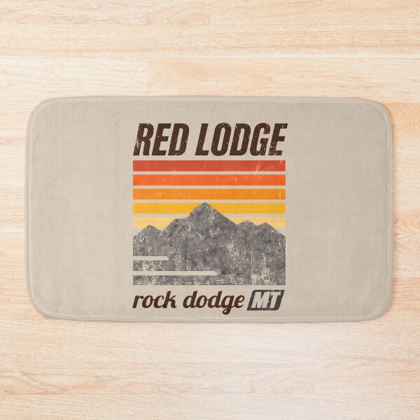 Item preview, Red Lodge Montana Retro 70s Vintage Mountain Sunset Rock Dodge MT designed and sold by tokyojeff.