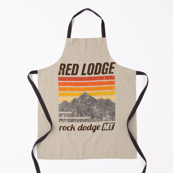 Item preview, Red Lodge Montana Retro 70s Vintage Mountain Sunset Rock Dodge MT designed and sold by tokyojeff.