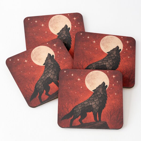 Item preview, Howling Wolf against moon designed and sold by chihuahuashower.