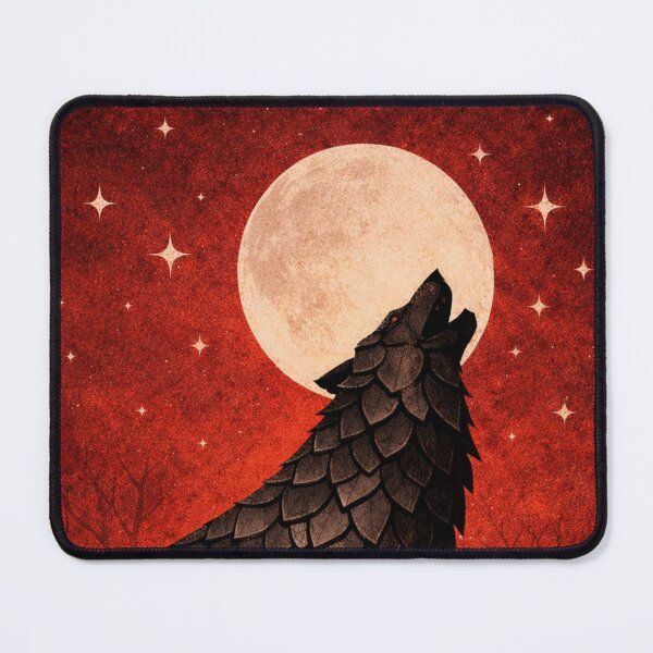 Item preview, Howling Wolf against moon designed and sold by chihuahuashower.