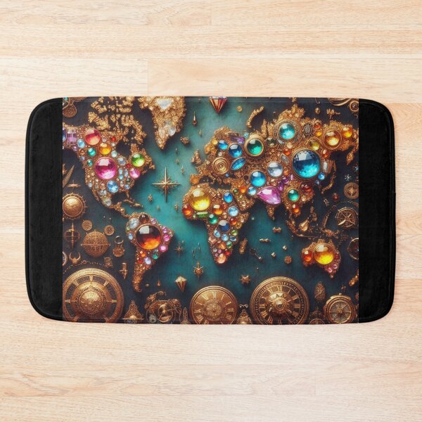Item preview, Jeweled World Atlas designed and sold by Sybille-Yates.