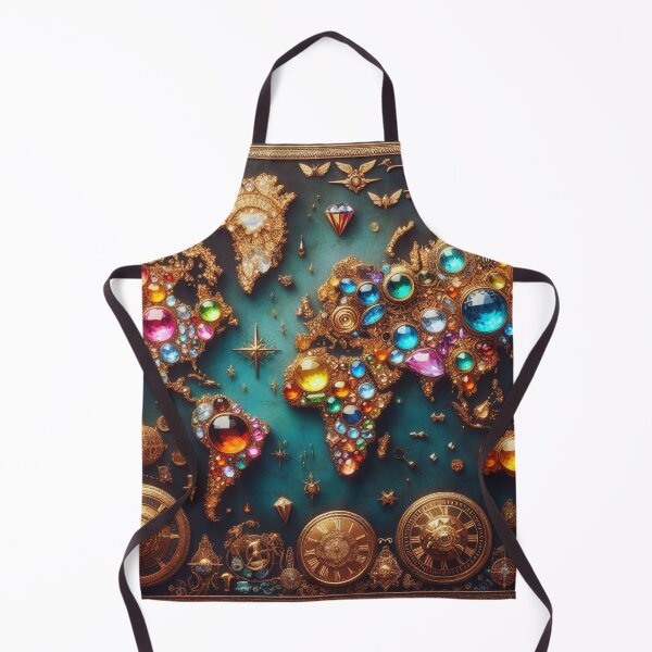 Item preview, Jeweled World Atlas designed and sold by Sybille-Yates.