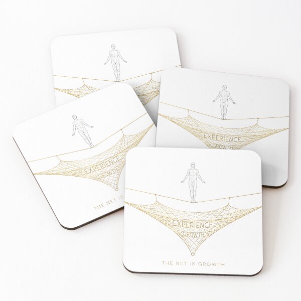 Item preview, Experience Growth Tightrope Illustration designed and sold by AbanoubStore.