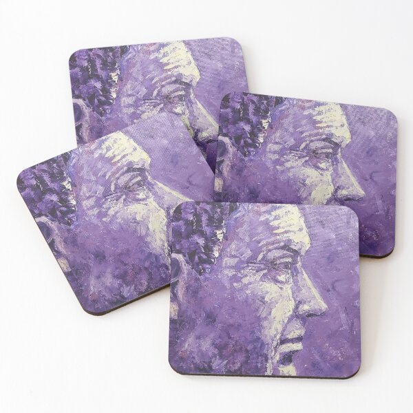 Item preview, Purple Toned Side Profile Portrait of a Man designed and sold by ivon55.
