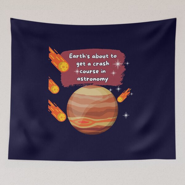 Item preview, Asteroid Hitting Earth - Chicxulub Crater Dinosaur Extinction - Science & Astronomy Art designed and sold by Surabhi Jain.