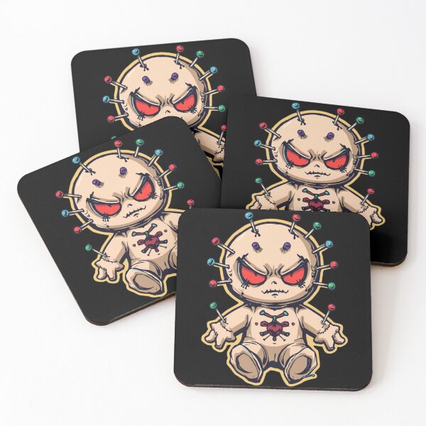 Item preview, Infernal Voodoo Doll – Red Eyed Cursed Heart designed and sold by LintonGriffin.