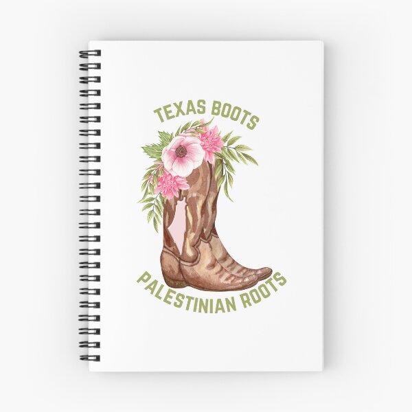 Item preview,  Texas Boots Palestinian Roots - Pink Floral designed and sold by KulshiApparels.