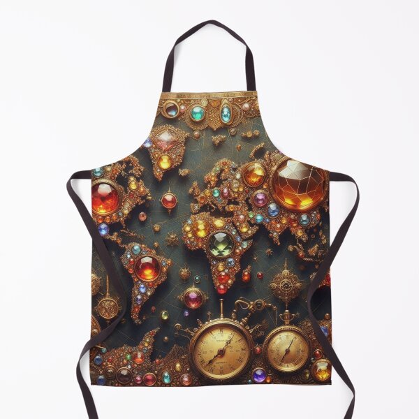 Item preview, Intricate Jeweled World Atlas designed and sold by Sybille-Yates.
