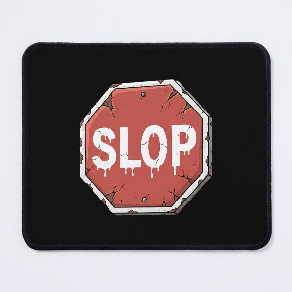 Item preview, Slop Sign - Funny Internet Culture Satire designed and sold by AnAzArt.
