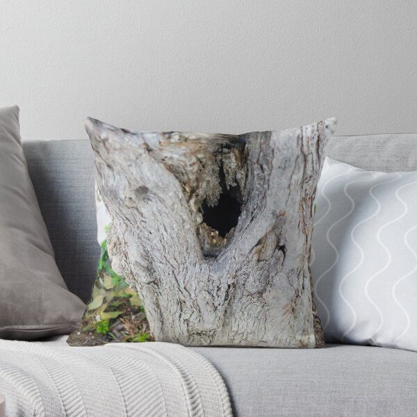 Item preview, Weathered Tree Trunk With Hollow Cavity In Natural Outdoor Setting designed and sold by Nmallia.