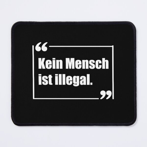 Item preview, No human being is illegal – human rights apply. designed and sold by Sunset Syndicate.