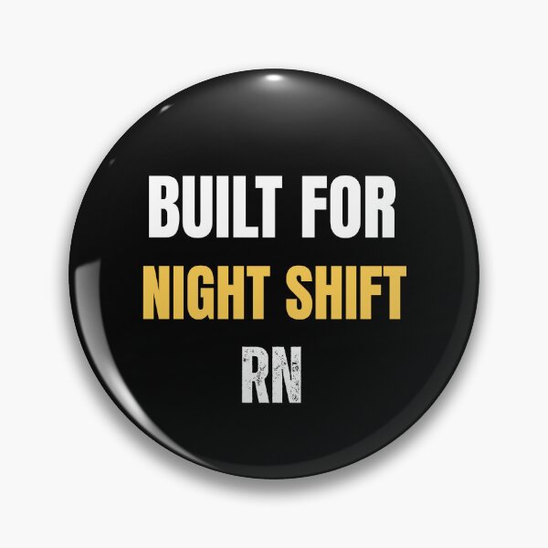 Item preview, Built For Night Shift RN – Registered Nurse Shirt designed and sold by ZACKLAB.