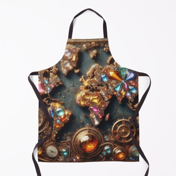 Item preview, Decorative Jeweled World Atlas designed and sold by Sybille-Yates.