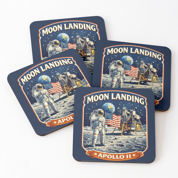 Item preview, Moon Landing - Apollo 11 designed and sold by Myra365Art.