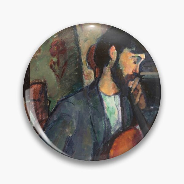 Item preview, The Cellist by Amedeo Modigliani: Musical Modernist Fine Art Print designed and sold by artofuniverse.