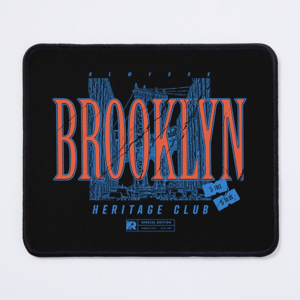Item preview, Brooklyn Heritage Club Vintage New York Illustration designed and sold by Nobody Shadow Art.