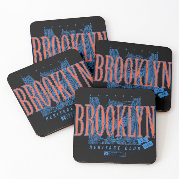 Item preview, Brooklyn Heritage Club Vintage New York Illustration designed and sold by Nobody Shadow Art.