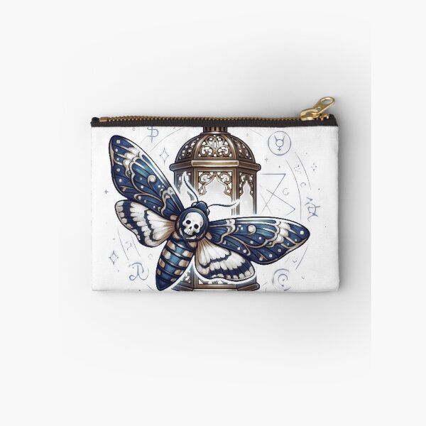 Item preview, Occult Moth Lantern Crest designed and sold by IllumeInk.