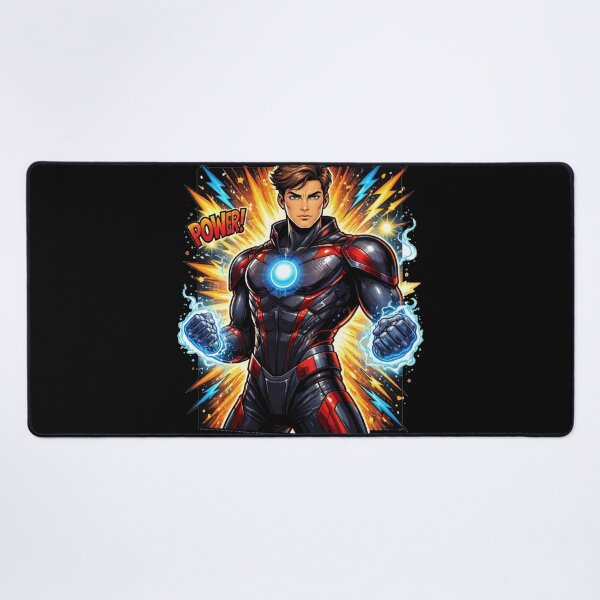 Item preview, Powered Armor Hero Comic “POWER!” designed and sold by the-dovlat.