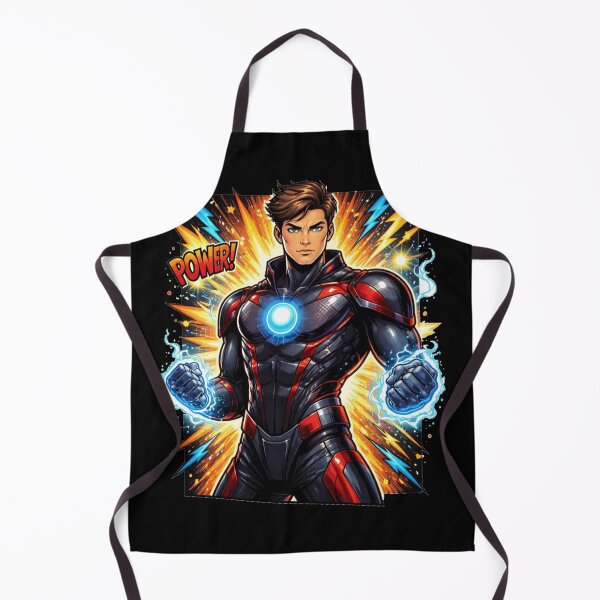 Item preview, Powered Armor Hero Comic “POWER!” designed and sold by the-dovlat.
