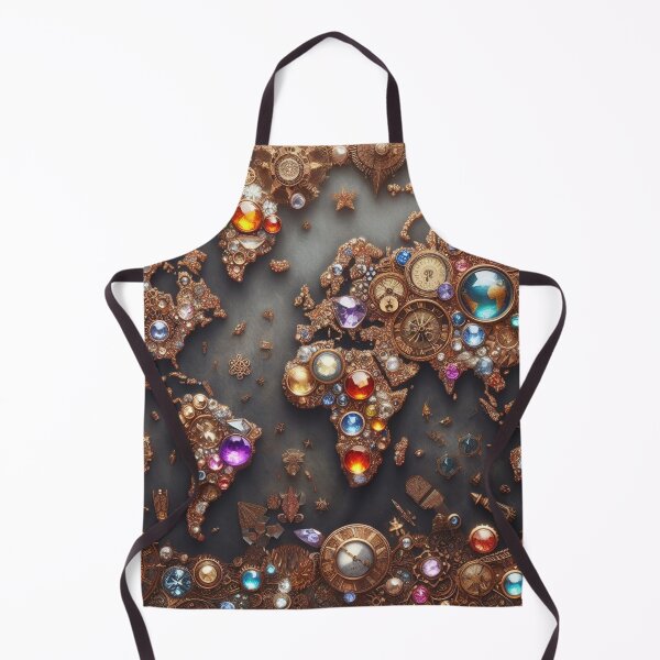 Item preview, Detailed Jeweled World Atlas designed and sold by Sybille-Yates.