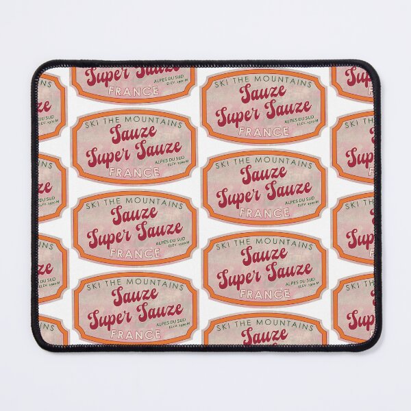 Item preview, Sauze Super Sauze, France, Alpes du Sud, Ski, textured skiing badge designed and sold by Wanderful-roads.