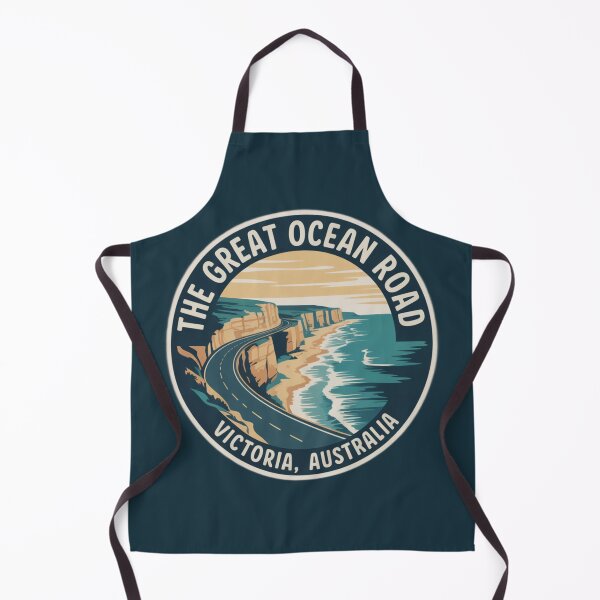 Item preview, The Great Ocean Road, Victoria – Vintage Australian Travel Badge Sticker designed and sold by Random Designs.