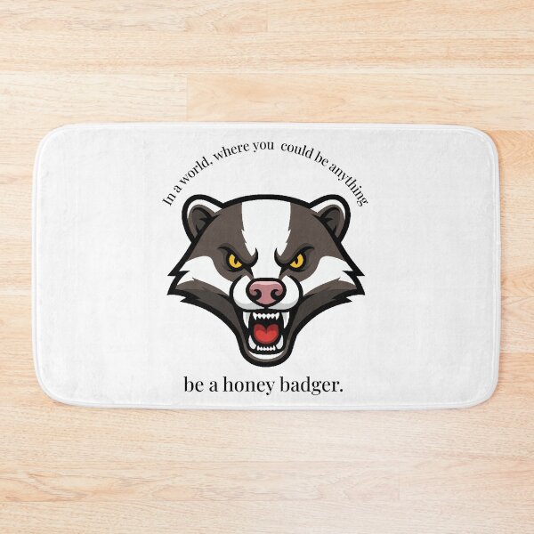 Item preview, Be a Honey Badger – Fearless Attitude Graphic Tee designed and sold by Chimmyxkookies.