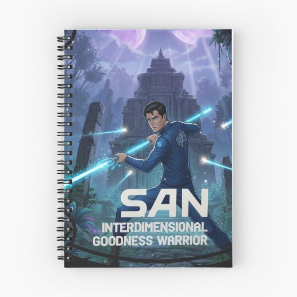 Item preview, SAN Interdimensional Goodness Warrior | Sci-Fi Hero in Alien Jungle Art designed and sold by RS-Globalist-.