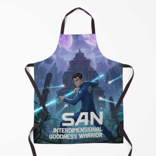 Item preview, SAN Interdimensional Goodness Warrior | Sci-Fi Hero in Alien Jungle Art designed and sold by RS-Globalist-.