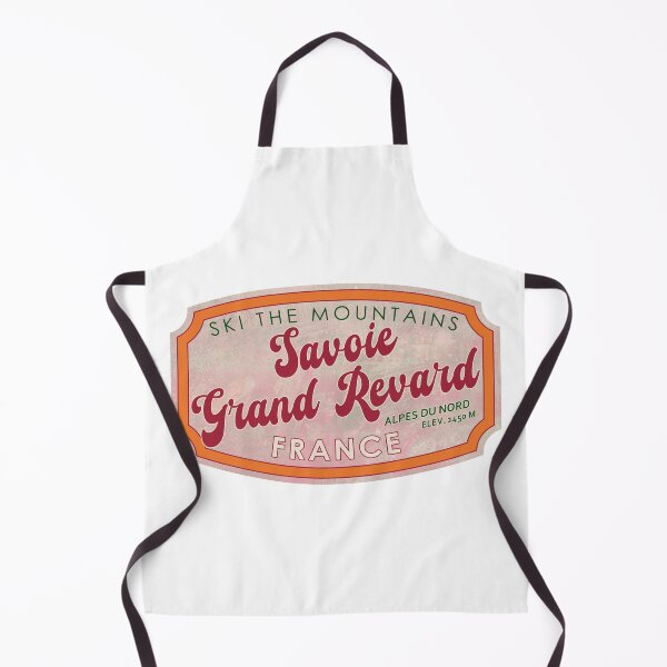 Item preview, Savoie Grand Revard, France, Alpes du Nord, Ski, textured skiing badge designed and sold by Wanderful-roads.