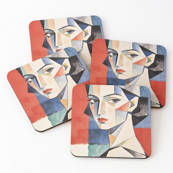 Item preview, Cubist Portrait of a Beautiful Woman designed and sold by StudioDestruct.