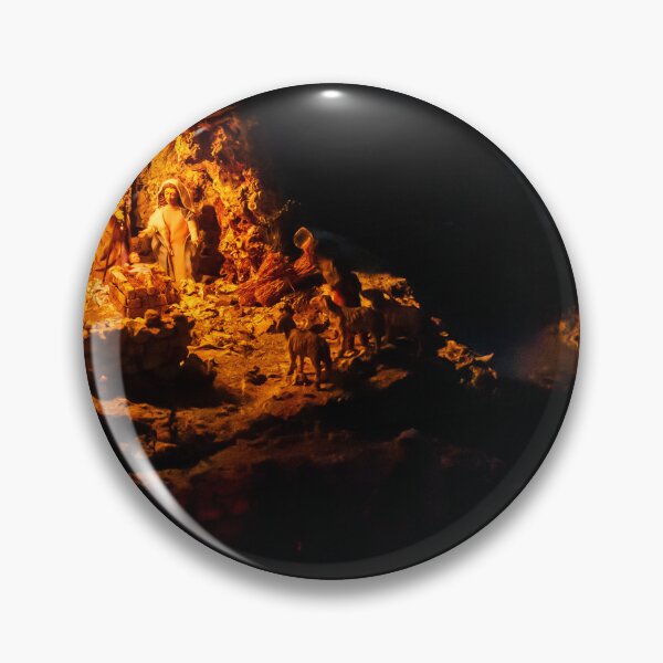 Item preview, Nativity Scene In Dimly Lit Cave With Warm Glow, Animals, And Stone Setting designed and sold by Nmallia.