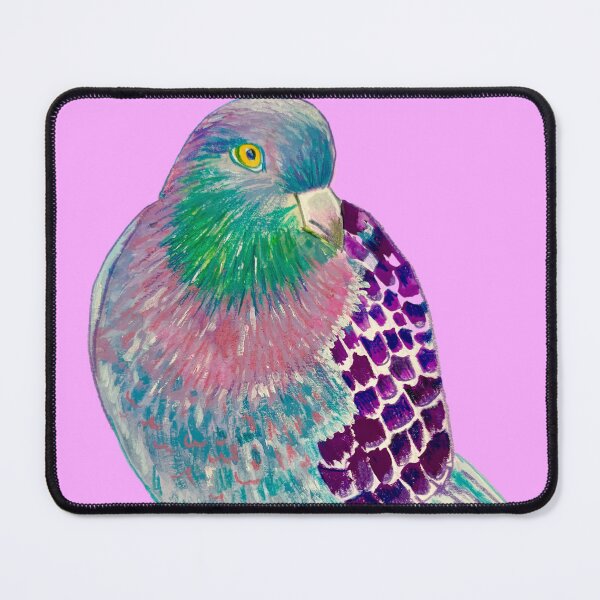 Item preview, Pigeon on pink designed and sold by MyCraftyNell.