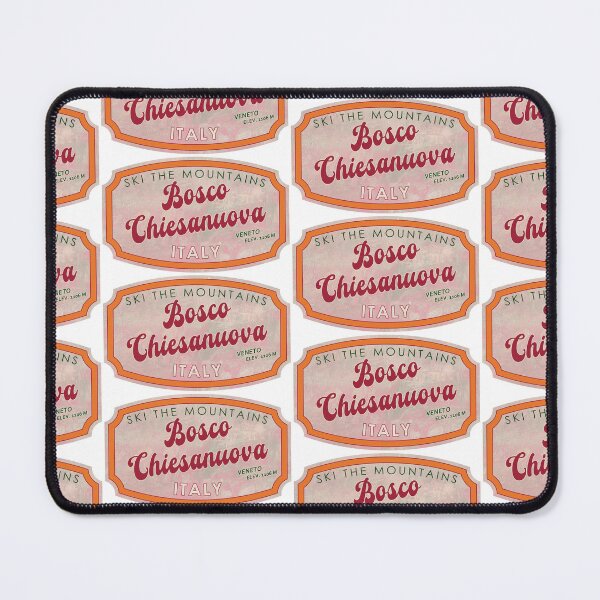 Item preview, Bosco Chiesanuova, Italy, Veneto, Ski, textured skiing badge designed and sold by Wanderful-roads.
