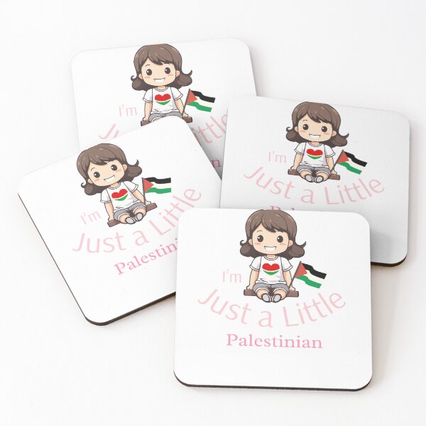 Item preview, I'm Just a Little Palestinian - Girl designed and sold by KulshiApparels.