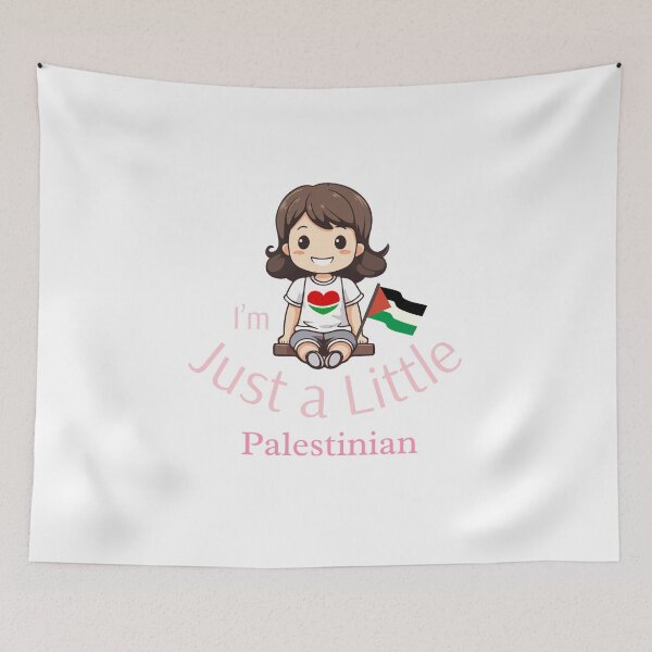 Item preview, I'm Just a Little Palestinian - Girl designed and sold by KulshiApparels.