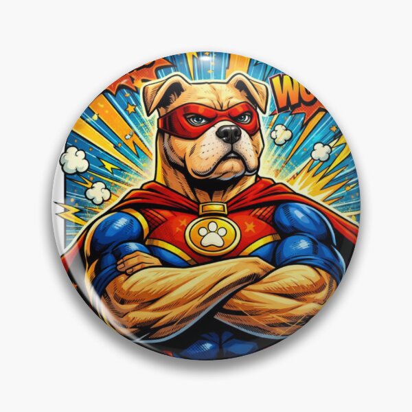 Item preview, Superhero Dog Comic “BAM! WOOF!” designed and sold by the-dovlat.