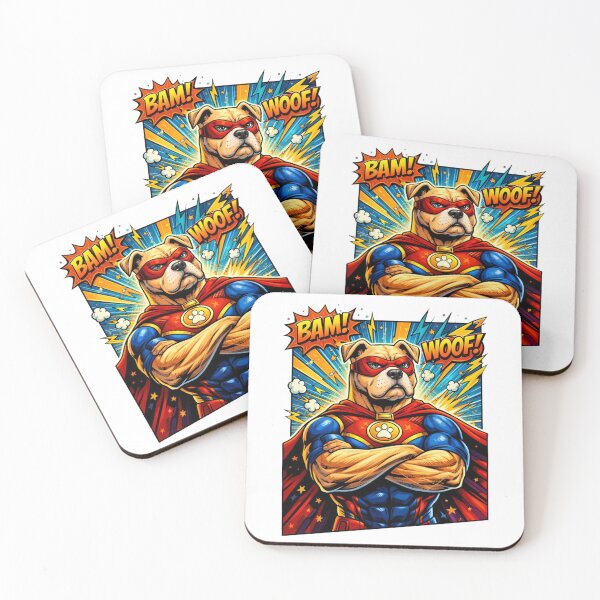Item preview, Superhero Dog Comic “BAM! WOOF!” designed and sold by the-dovlat.
