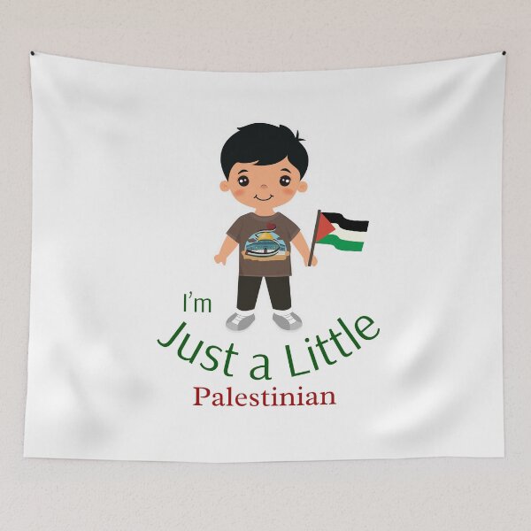 Item preview, I'm Just a Little Palestinian - Boy designed and sold by KulshiApparels.