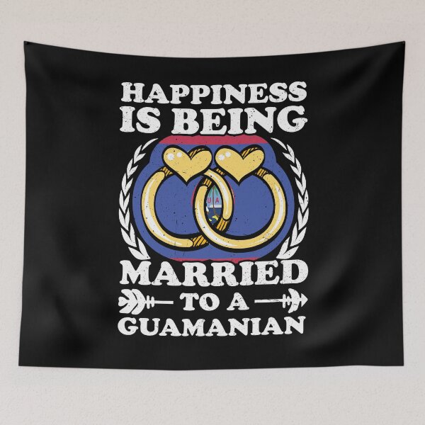 Item preview, Happiness Is Being Married To A Guamanian designed and sold by GabbyKash.