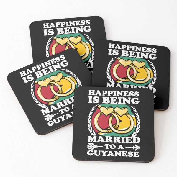 Item preview, Happiness Is Being Married To A Guyanese designed and sold by GabbyKash.