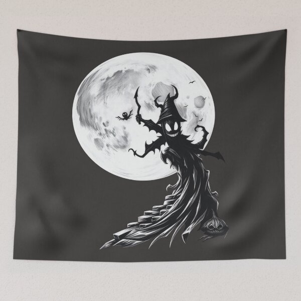 Item preview, Spooky Creature Under the Moon designed and sold by UnhingedBird.