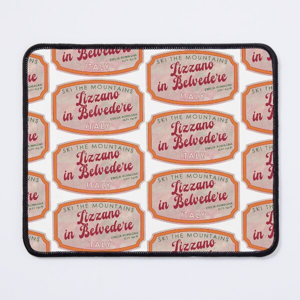 Item preview, Lizzano in Belvedere, Italy, Emilia-Romagna, Ski, textured skiing badge designed and sold by Wanderful-roads.