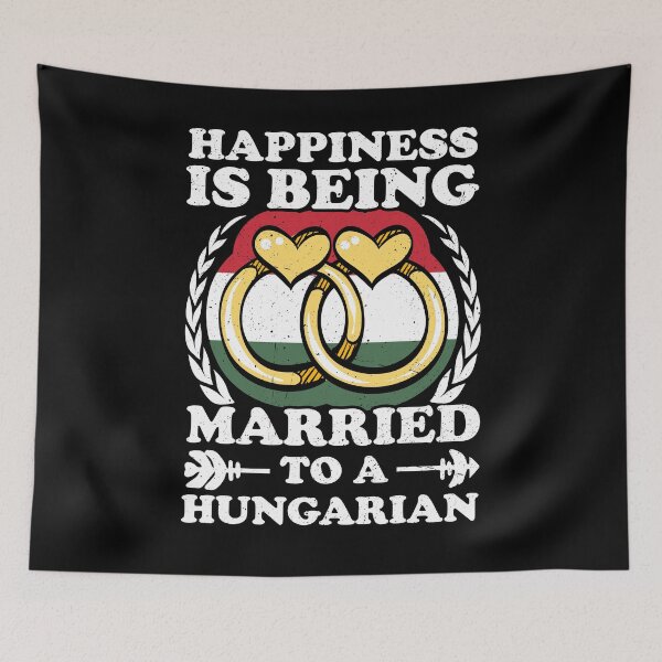 Item preview, Happiness Is Being Married To A Hungarian designed and sold by GabbyKash.