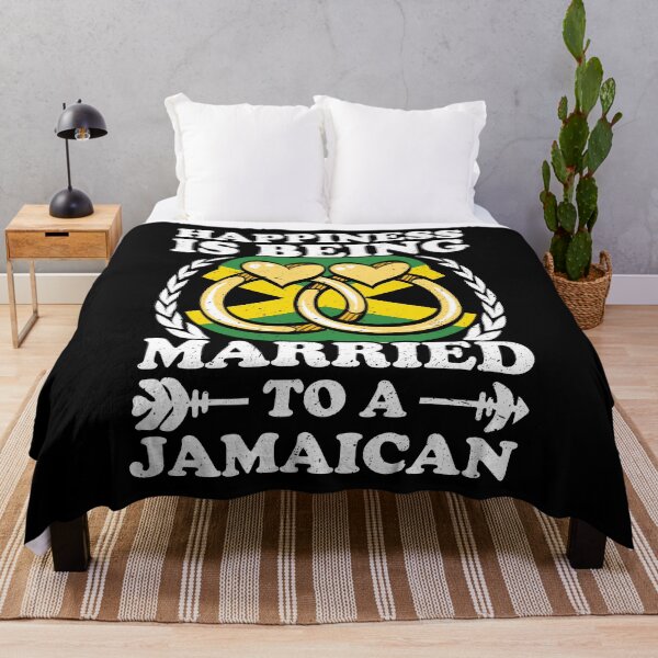 Item preview, Happiness Is Being Married To A Jamaican designed and sold by GabbyKash.