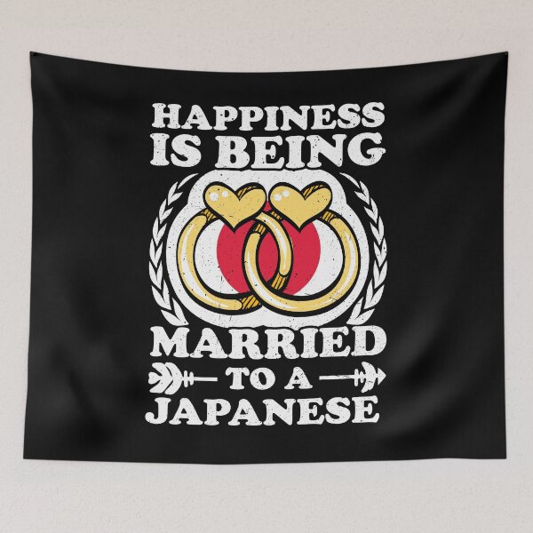 Item preview, Happiness Is Being Married To A Japanese designed and sold by GabbyKash.